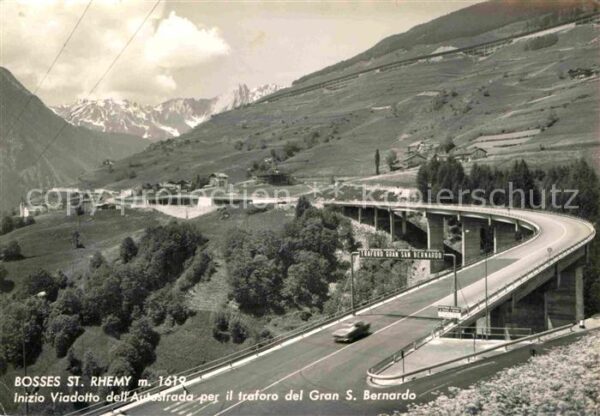 Autobahn Bosses St. Rhemy Autostrada Gran S. Ber