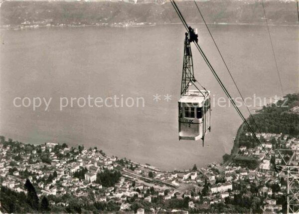 Seilbahn Funivia Orselina Cardada Lago Maggiore