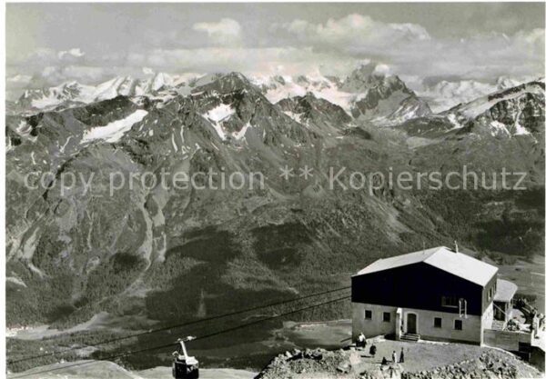 Seilbahn Corviglia Piz Nair St. Moritz Bernina G