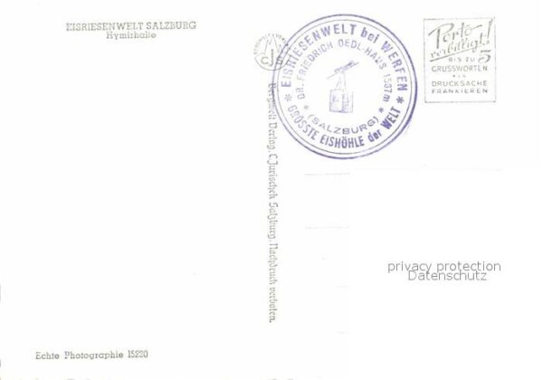 Gletscher Eisriesenwelt Salzburg Hymirhalle – Bild 2