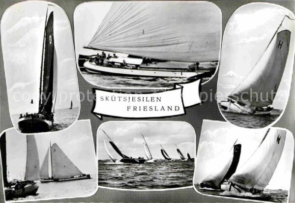 Segelboote Skutsjesilen Friesland