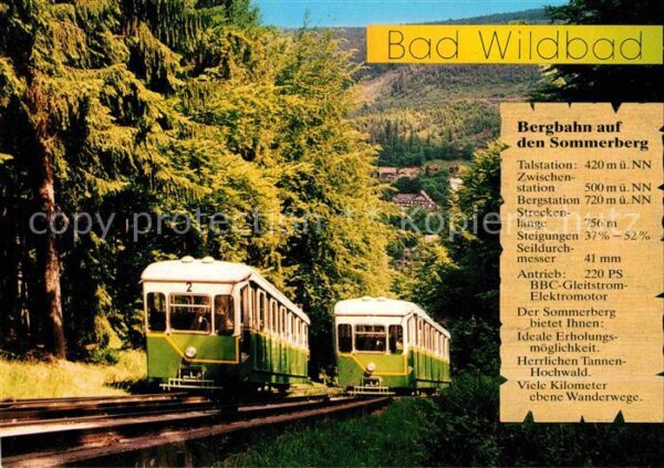 Bergbahn Sommerberg Bad Wildbad