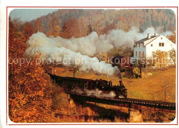 Lokomotive Schmalspurbahn Wolkenstadt Jöhstadt Pre