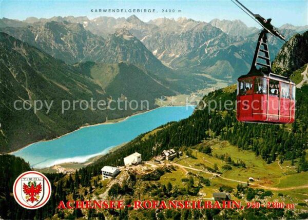Seilbahn Rofan Bergstation Maurach Achensee Erfu