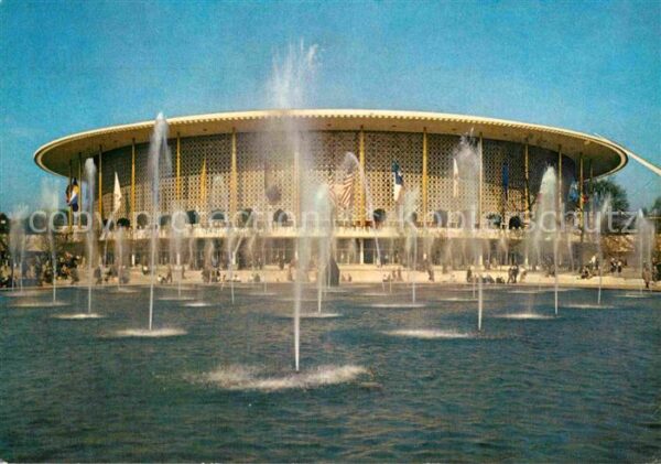 Exposition Universelle Bruxelles 1958 Pavillon des Etats-Unis