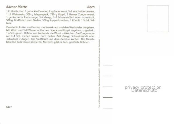 Lebensmittel Bärner Platte Rezept – Bild 2