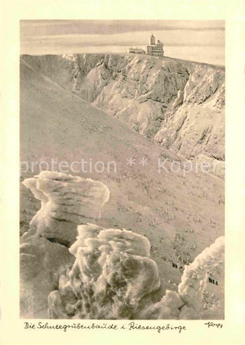 Foto Popp Nr. Schneegrubenbaude Riesengebirge