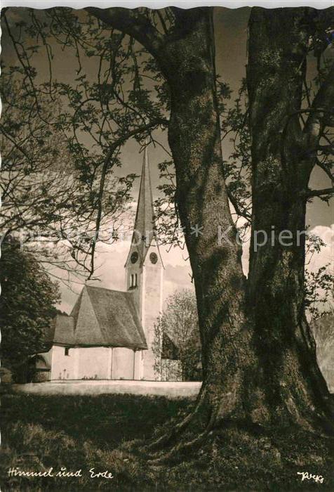 Foto Popp Nr. Himmel und Erde Kirche Baum