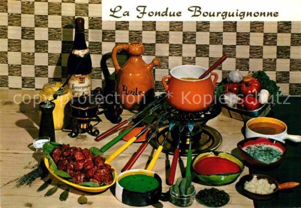 Lebensmittel Fondue Bourguignonne Recette Rezept