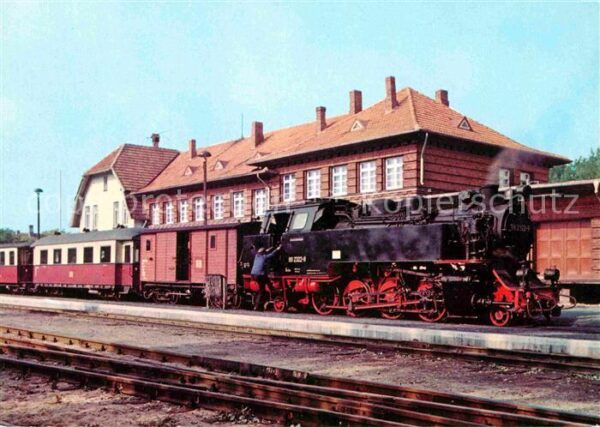 Lokomotive Bäderbahn Bad Doberan Bahnhof Kühungsbo