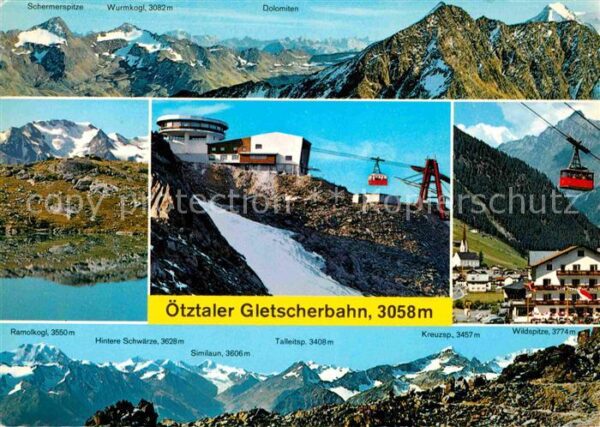 Seilbahn Ötztaler Gletscherbahn Sölden Ötztal