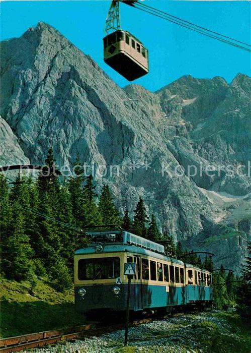Zahnradbahn Seilbahn Bayerische Zugspitzbahn Zugspi