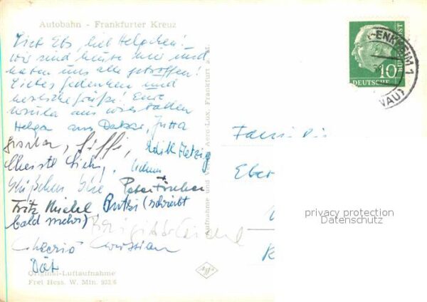 Autobahn Frankfurter Kreuz Fliegeraufnahme – Bild 2