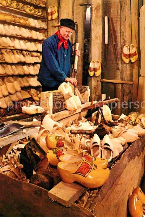 Schuhmacher Holzschuhmacher Werkstatt Holland