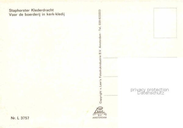 Trachten Holland Staphorst Kerk-Kledij – Bild 2