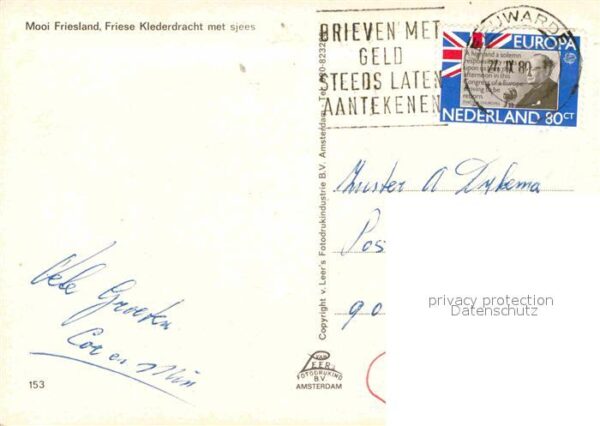 Trachten Holland Friesland Friese Klederdracht Sjees Pfe – Bild 2