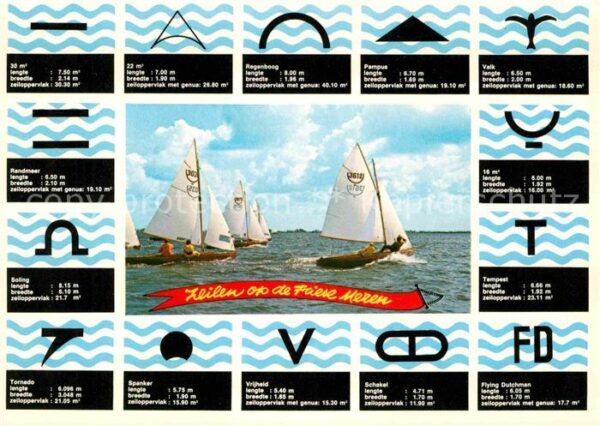 Segelboote Zeilen Friese Meren