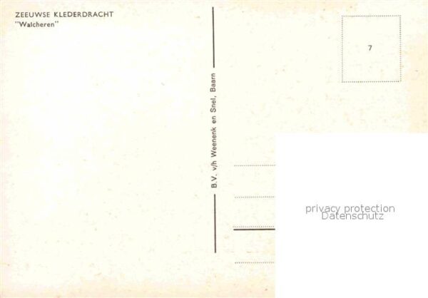 Trachten Holland Windmühle Zeeuwse Klederdracht Walchere – Bild 2