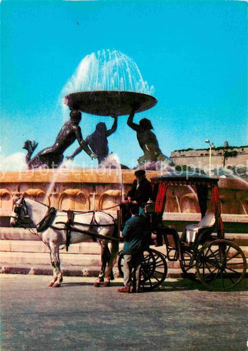 Pferdekutschen Floriana Triton Fountain Karozzin