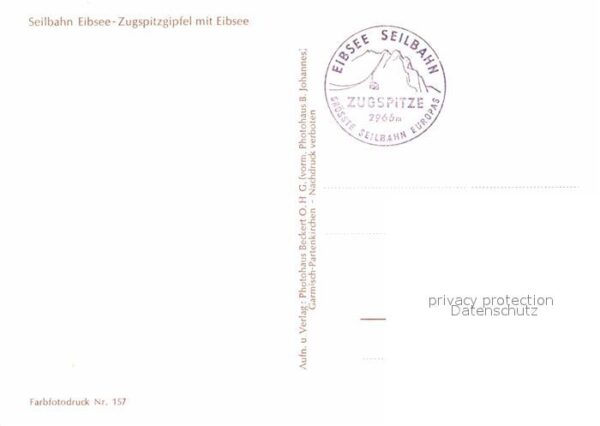 Seilbahn Eibsee Zugspitzgipfel – Bild 2