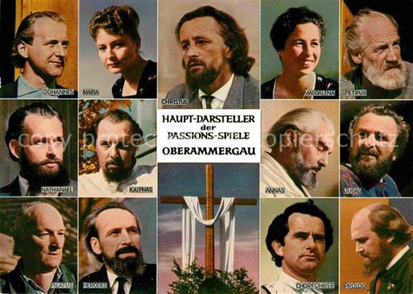 Passionsspiele Oberammergau Hauptdarsteller Christus Maria Magdalen