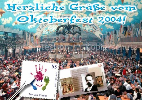 Oktoberfest München Festzelt Briefmarken