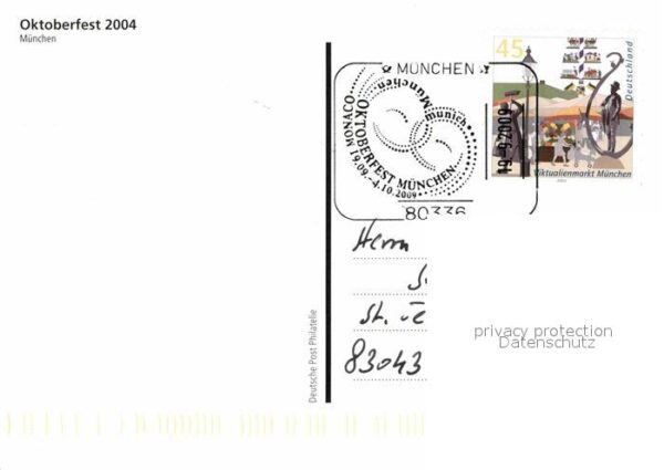 Oktoberfest München Festzelt Briefmarken – Bild 2