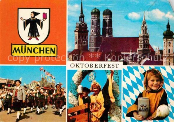 Oktoberfest München Münchner Kindl Parade Frauenkir