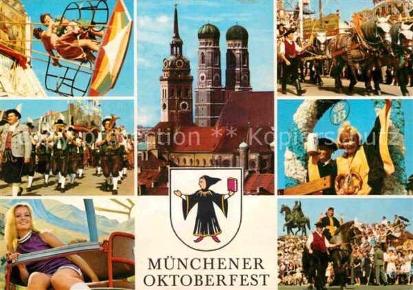 Oktoberfest Münchner Kindl Parade Pferde-Gespann Fr