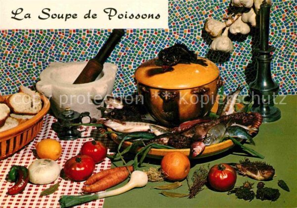 Lebensmittel Soupe de Poissons Recette Fischsuppe