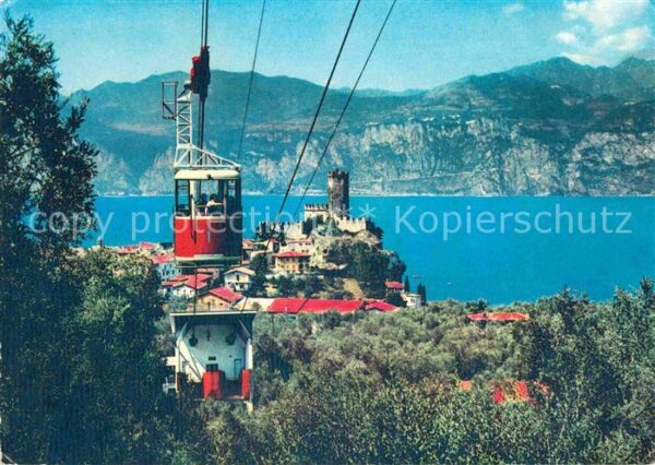 Seilbahn Lago di Garda Malcesine Castello Scalig