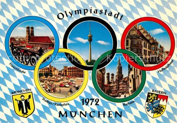 Olympia München Rathaus Stachus Karlsplatz Hofb