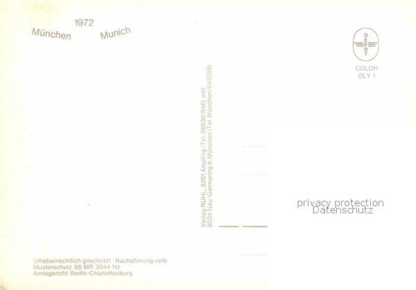 Olympia München Rathaus Stachus Karlsplatz Hofb – Bild 2