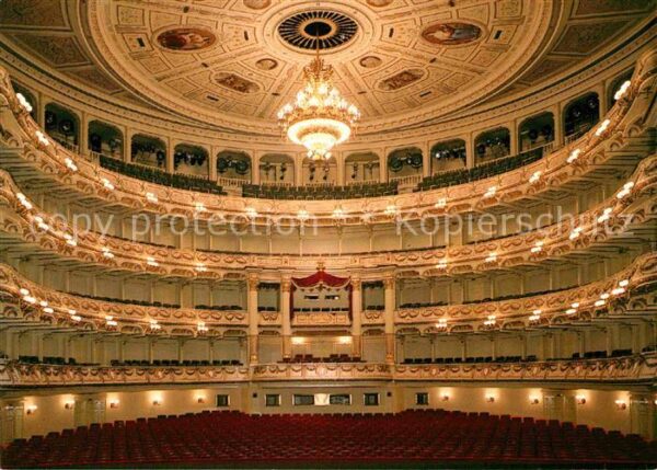 Oper Semperoper Zuschauerraum Dresden