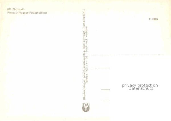 Wagner Richard Komponist Festspielhaus Bayreuth – Bild 2