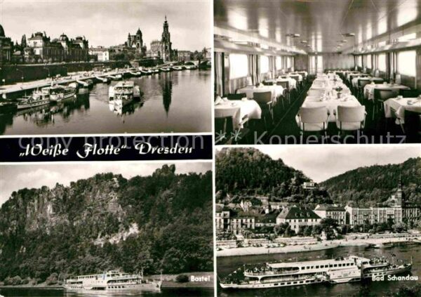 Motorschiffe Karl-Marx Weisse Flotte Dresden Bad Sch
