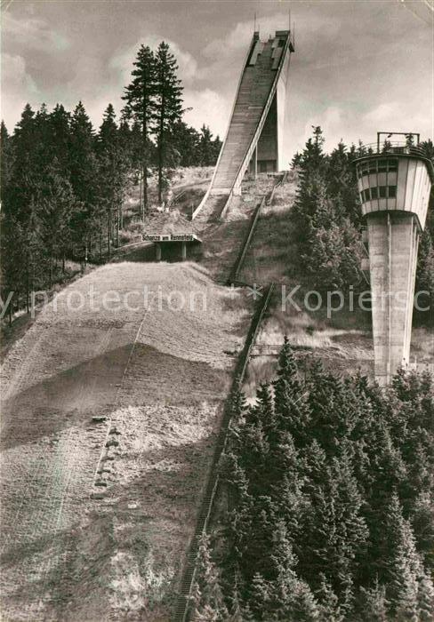 Ski-Flugschanze Rennsteig Oberhof Thüringen