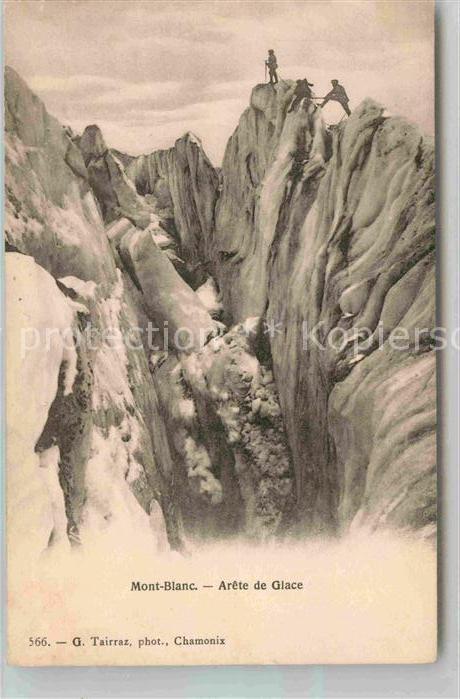 Bergsteigen Klettern Mont-Blanc Arete de Glace