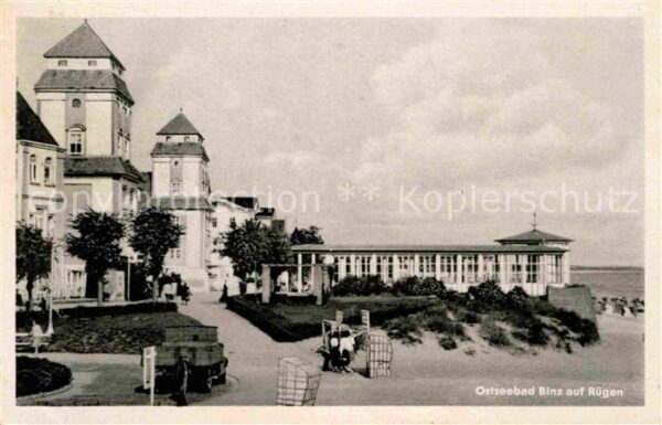 Binz Ruegen Kurhotel Bad der Werktätigen Strand