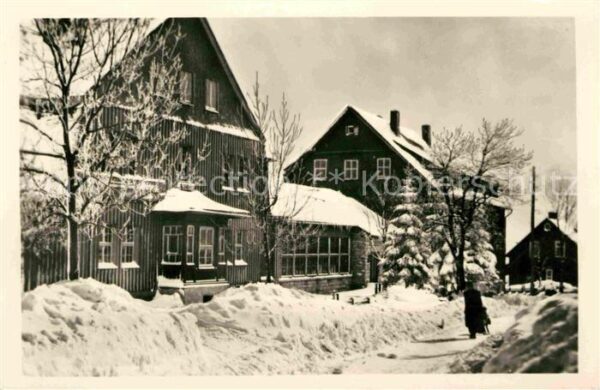 Frauenwald Thueringen FDGB Ferienheim Luftkurort Wintersportp