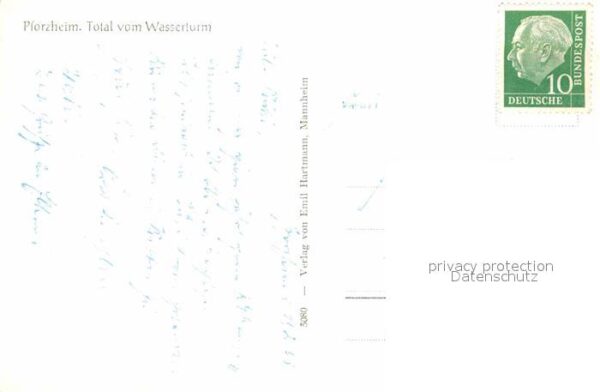 Pforzheim Totalansicht vom Wasserturm aus – Bild 2