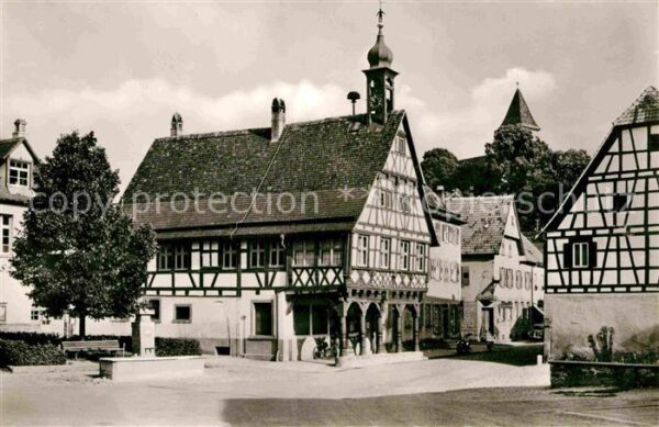 Koenigsbach-Stein Altstadt Fachwerkhäuser