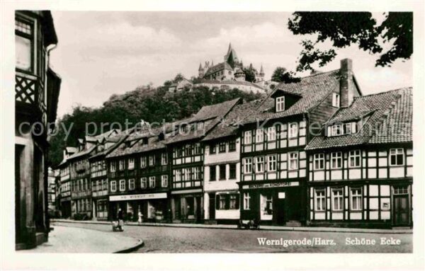 Wernigerode Harz Schöne Ecke Fachwerkhäuser