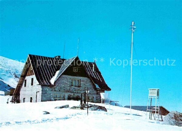 Rila Berghütte Museal Rilagebirge im Winter