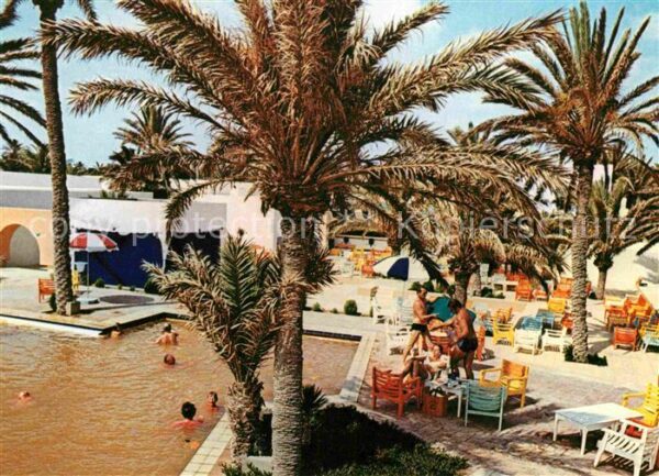 Zarzis Hotel Swimming Pool Palmen