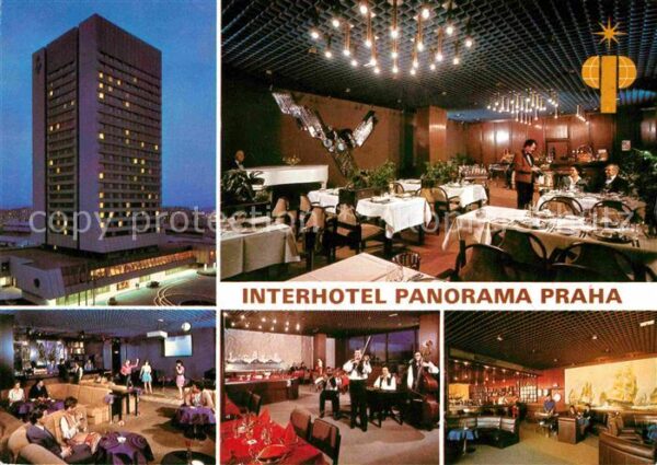 Praha Prahy Prague Interhotel Panorama Restaurant Tanzloka