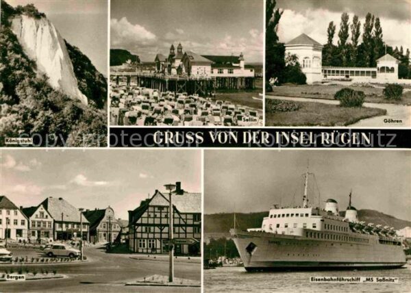 Insel Ruegen Königstuhl Kreidefelsen Sellin Seebrück