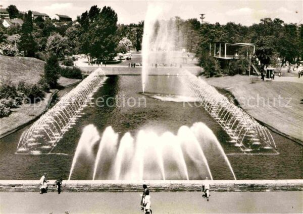Stuttgart Höhenpark Killesberg Wasserspiele