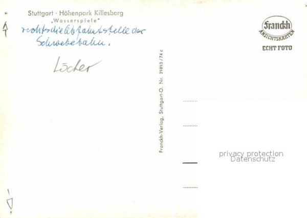 Stuttgart Höhenpark Killesberg Wasserspiele – Bild 2
