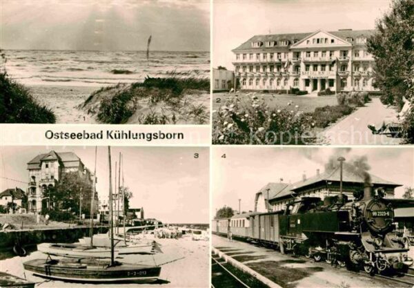 Kuehlungsborn Ostseebad Dühnen Strand FDGB Erholungsheime Molli